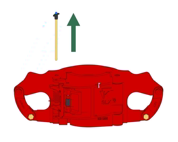 Single Joint & Side Door Elevator Safety Latch Lock Pins Keystone